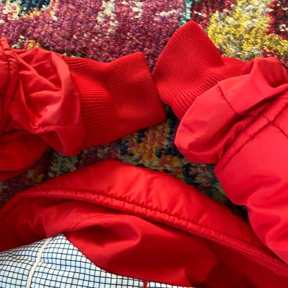 EUC Vintage Slalom Red White Blue Matching Ski Sweater & Jacket Fits a Small - Picture 7 of 11